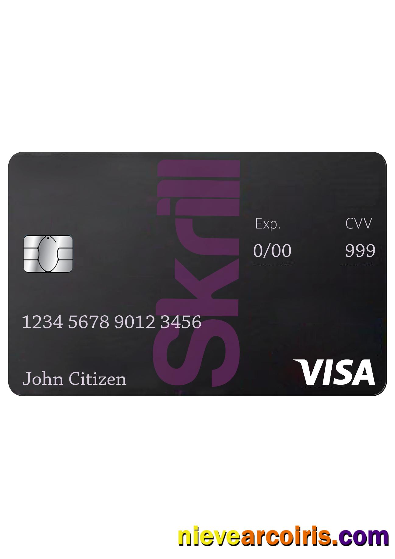 Skrill Visa Debit card